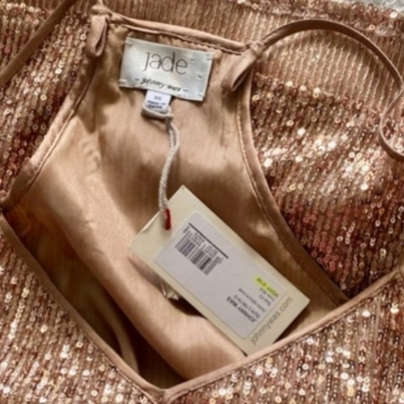 JOHNNY WAS FIONASEQUINCAMI‎ ROSE GOLD SIZE XS - Picture 4 of 4